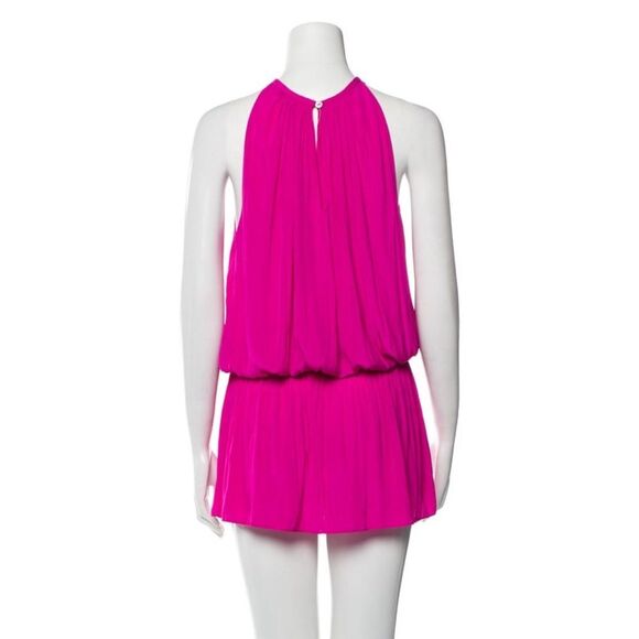 Ramy Brook Paris Magenta Mini Dress Size Small - Picture 3 of 4